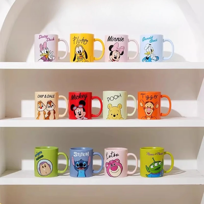 

Disney Ceramic Mug Office A Sense of Sophistication Household Mickey Coffee Mugs Toy Story Cups Holiday Gifts Kids Water Bottle