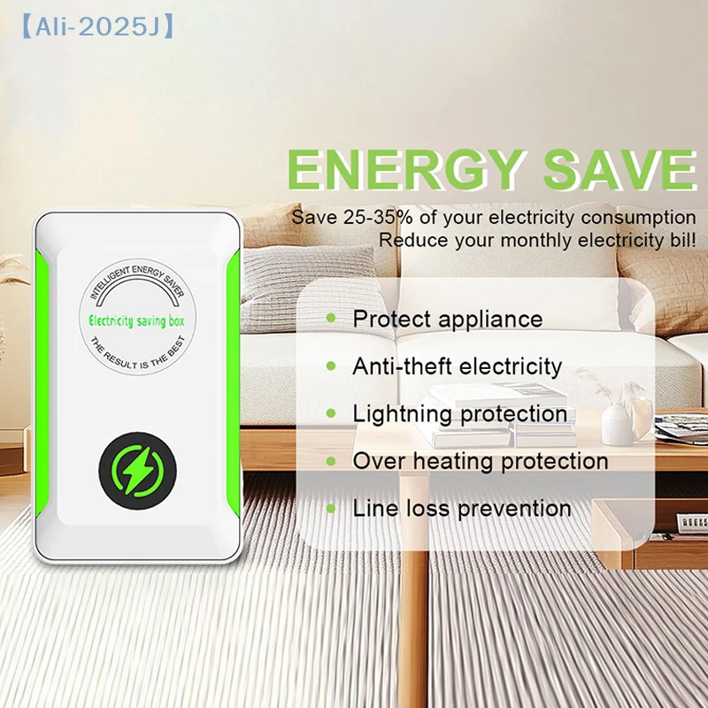 Portable Electricity Saving Box Electric Energy Saver Smart Power Saver US/EU Plug Socket Adapter For Cost Reducing Office Home