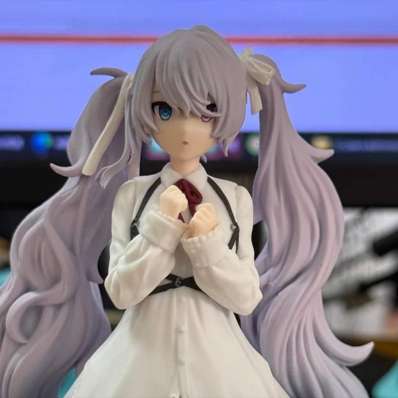 

Genuine Colorful Stage Hatsune Miku White Miku Model Garage Kit Cute Anime Peripheral Collectable Desktop Decorative Ornaments