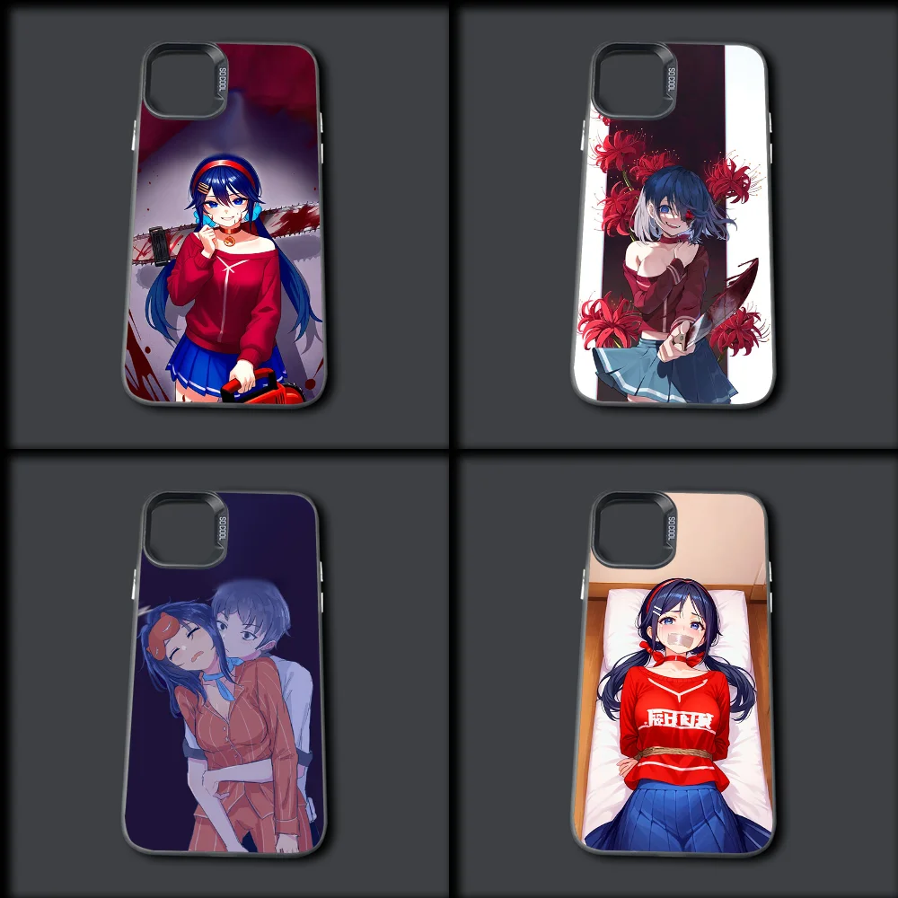 

Game M-MiSide Mita Phone Case For iPhone 16,15,14,13,12,11,Mini,Pro,MAX Gray Drop Matte Shockproof Soft Cover