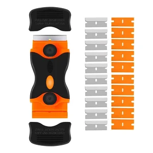 Cleaning Scraper Window Glass Ceramic Scraper Two Kinds Blade Plastic Handle Automotive Film Sticker Remover