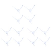 DONQ-12Pcs Side Brush For Xiaomi Roborock S50 S51 Vacuum Cleaner 1 2 Robot Vacuum Cleaner Spare Parts Kits Not Hepa Filter