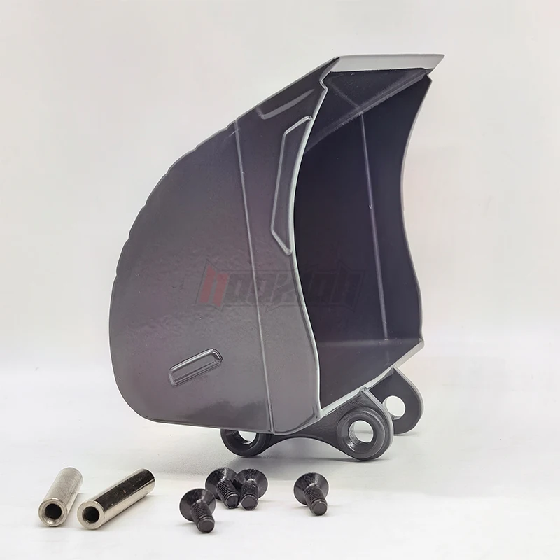 

RC Upgrade Double E Metal Big Bucket с быстросъемным соединением/захвателем/молотом для гидравлического экскаватора RC E010 E111 EC160 1/14