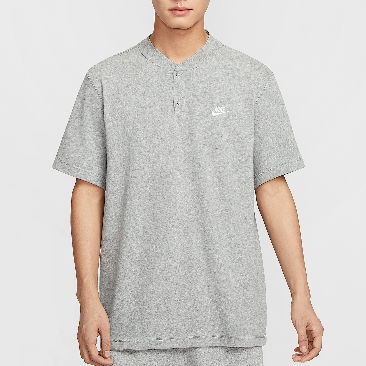 Nike genuine comfortable summer men's stand up collar loose casual polo shirt HQ5975-063