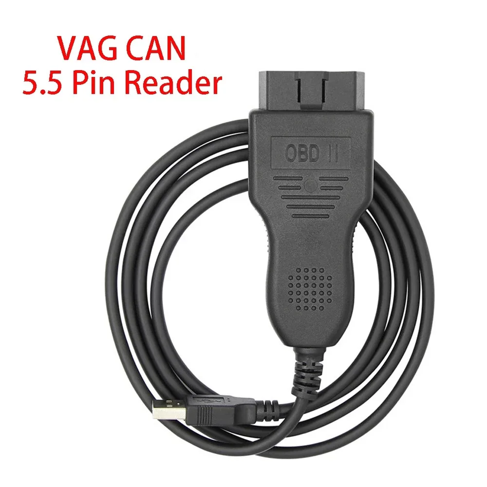 Good VAG K + CAN Commander 5.5+Pin Reader 3.9Beta with FT232RL PIC18F258 Chip VAG 5.5 for Audi Car OBD OBD2 Diagnostic Cable