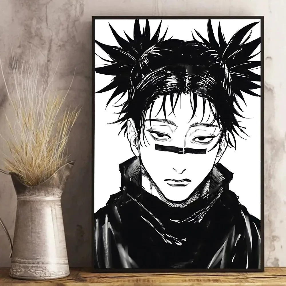 Anime Choso Jujutsu Kaisen Posters Kraft Paper Vintage Poster Wall Art Painting Study Aesthetic Art Small Size Wall Stickers