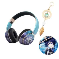 Genshin Impact Headphone Wanderer Balladeer Game Fashion Wireless Bluetooth Headset Comfortable Foldable Headphones Cosplay Gift