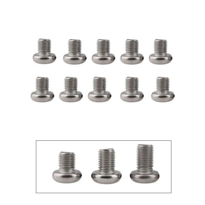 

10pcs M3 Stainless Steel Round Headed Cross Pan Head Machine Screws Cross Recessed Round Head Bolts