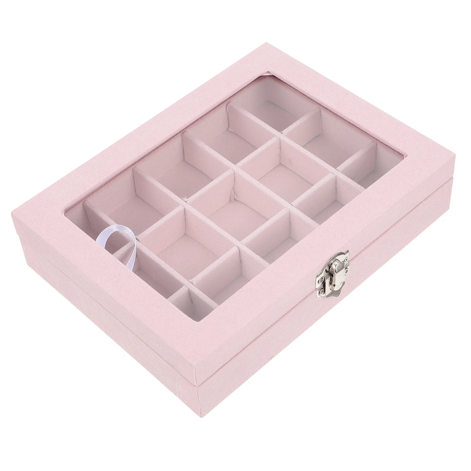 

1Pcs Earring Display Box Multi-Grid Jewelry Organizer Practical Storage Case Home Jewelry Storage for Rings Pendants Brooches