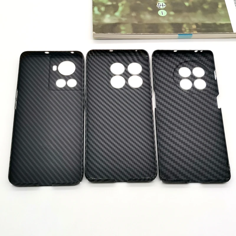 For Oneplus 12 12R Ace Racing Phone Case Ultrathin PC Carbon Fiber Texture Pattern Shockproof Cover Ace 2 Pro 3 Protection Shell