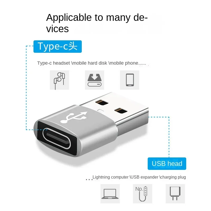 Usb Adapter Usb Otg Male To Type C Female Adapter Converter Type-c Cable Adapter For 5x6p Oneplus 3 2 Usb-c Data Char O1p5