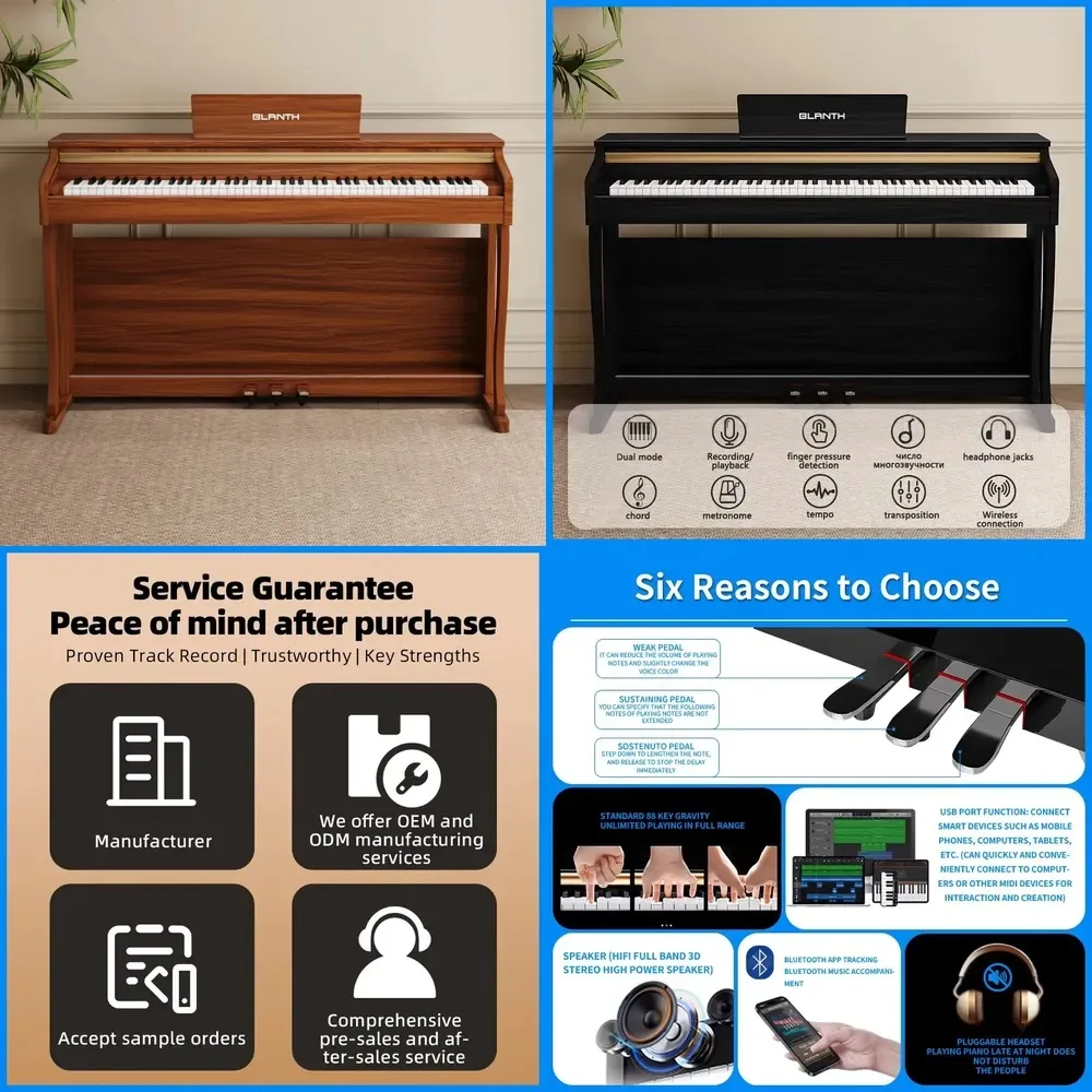 

Hot Sale BLANTH Piano Upright Professional Keyboard Piano Digital Piano Electronic