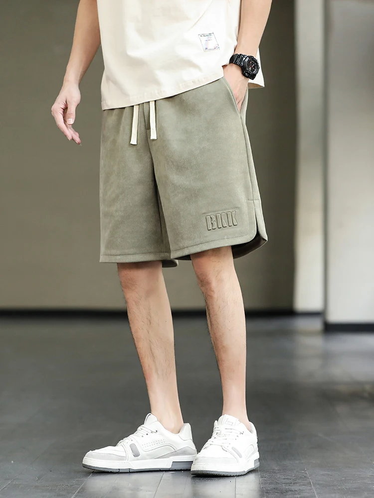 2023 Summer Men's Shorts Plus Size 6XL Drawstring Baggy Sweatshorts Male Wide Breeches Pants Men Short Sweatpants