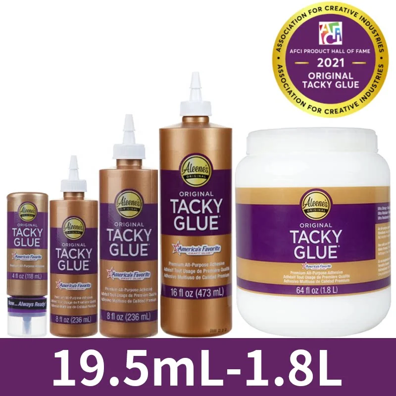 Aleene's Tacky Glue Stick Eco-Friendly Multifunctional Non-Toxic Adhesive for DIY Jewelry Fabric Leather Wood Wigs Import from A
