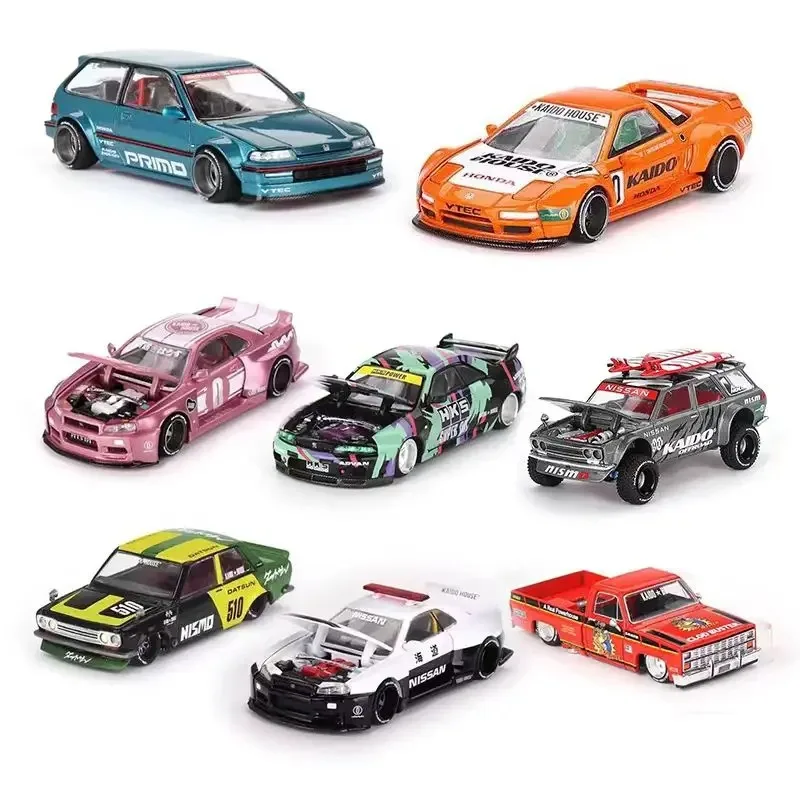 

Kaido House MINIGT 1:64 Alloy model 114 Pickup R33 R34 510 Cherry Blossom