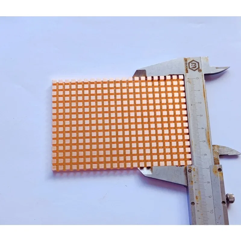 Ultra Thin Pure Copper Heatsink 2.5 Inch SATA3 HDD SSD Laptop Cooler 100x70x1.5/2/3/4mm Machining Parts