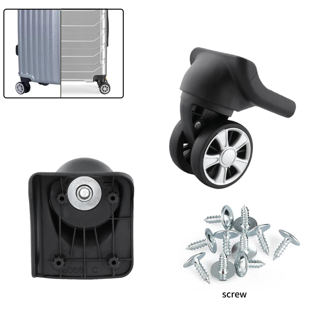 Roda de Substituição Adequado para Mala Registro Trolley, Alta Qualidade, Balanço Silencioso, Resistente ao Desgaste, WX330