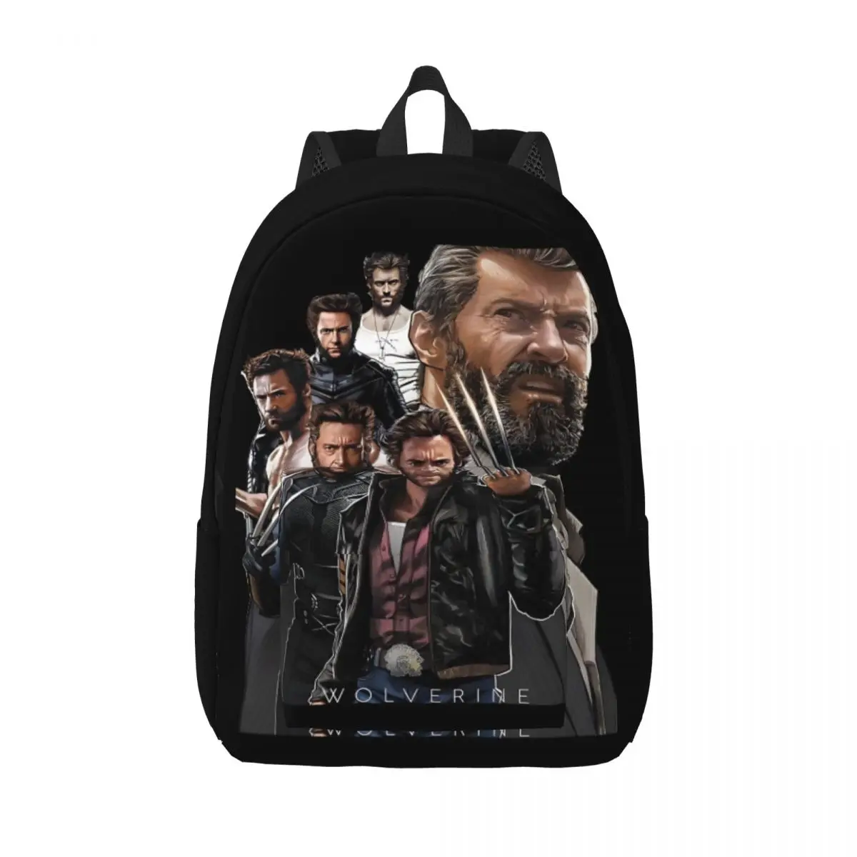 For Gifts Hugh Jackman Sturdy Shoulder Backpack Deadpool And Wolverine High Street Grils Kindergarten Bag Hiking