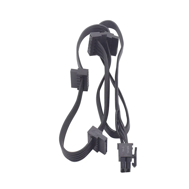 C  FOR Original Corsair Only 6 PIN to 4 SATA Modular Cable 34-0 00384