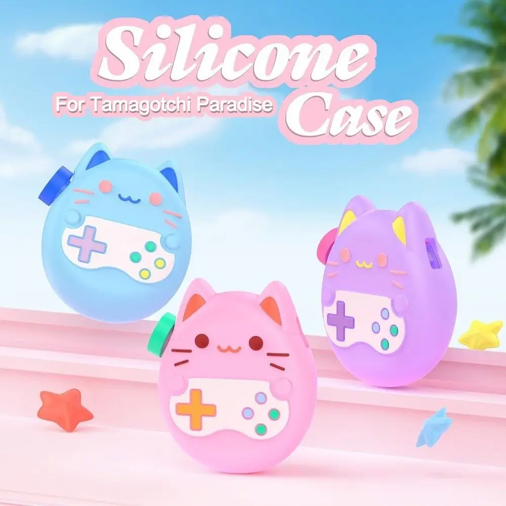 Cartoon für Tamagotchi Paradise Silikonhülle, ultradünn, rutschfest, Spielzubehör, sturzsichere Schutzhülle, Spielteile