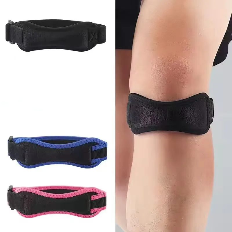 

1PC Patella Kneecap Band Adjustable Knee Patellar Tendon Support Strap Band Knee Tendon Strap Protector Knee Pad Running Sports
