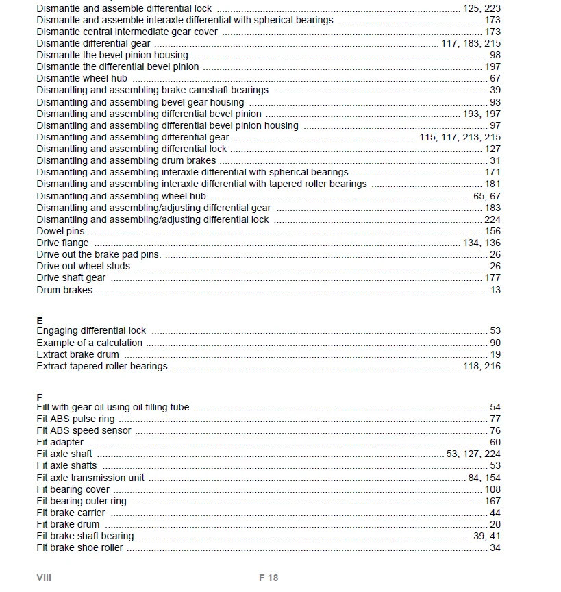 Man Truck & Bus Full Set Manual