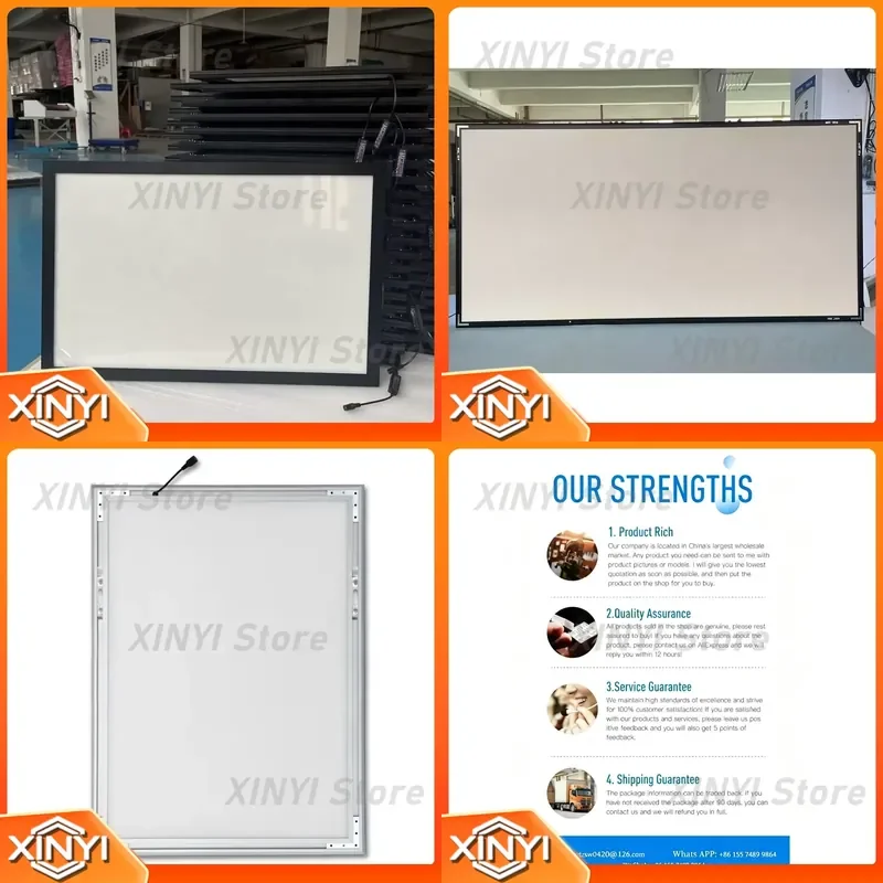 Custom LED Luminous Painting Light Box with Aluminum Frame for Poster Display Bar Home Decoration