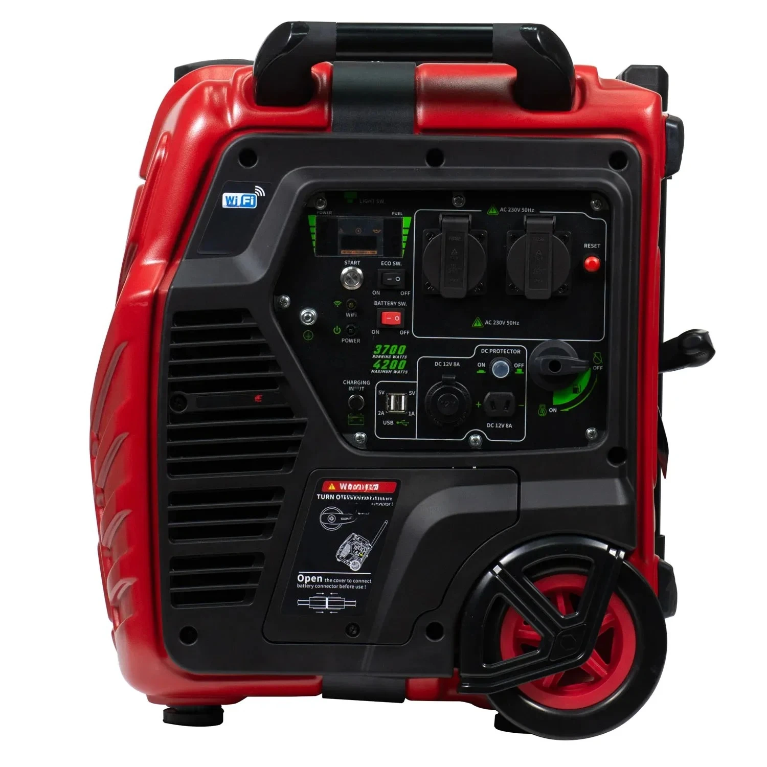 

4-Stroke Single Cylinder 120V /220V 3kw 4kw Digital Portable Inverter Slient Generator