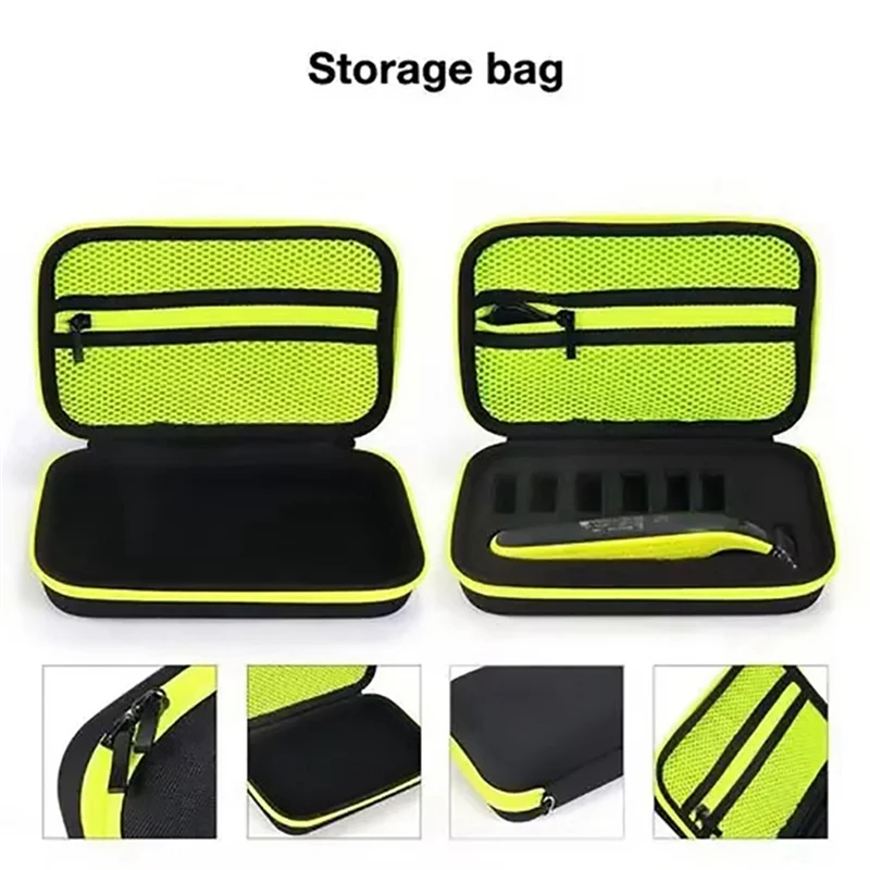 حقيبة تخزين السفر الصلبة المقاومة للصدمات من ABWR مناسبة لحافظة ماكينة الحلاقة فيليبس QP150/QP2520/90/70EVA