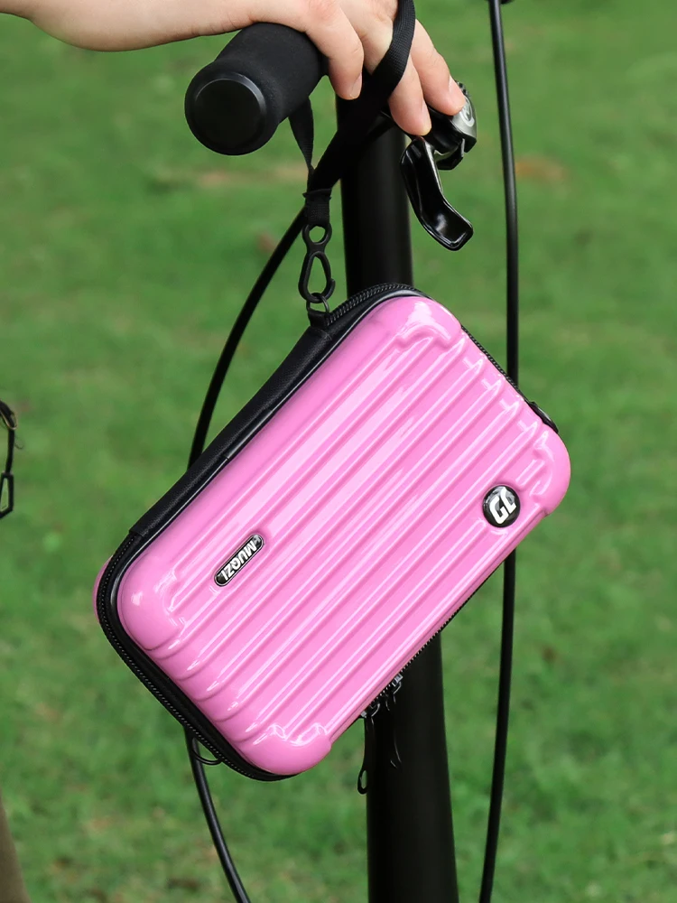 

Portable MUQZI Bicycle Hard ell Pig Nose Hanging Bag Storage Organizer Suitable for Small Cloth Carriage Accories
