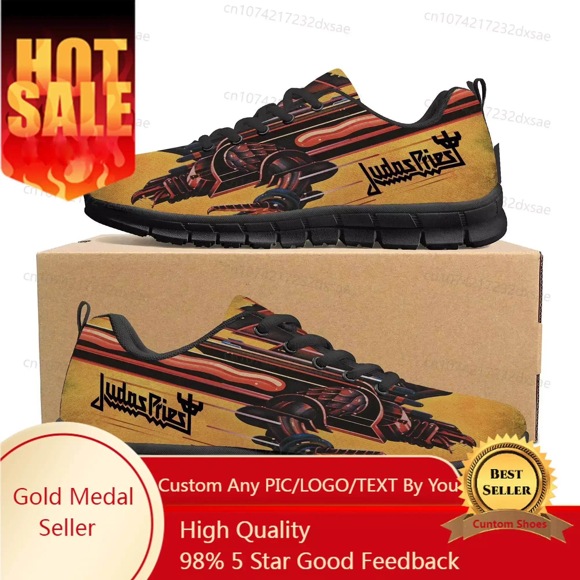 

Judas Priest Heavy Metal Rock Band Sports Shoes Mens Womens Teenager Children Sneakers Casual Custom High Quality Couple Shoes