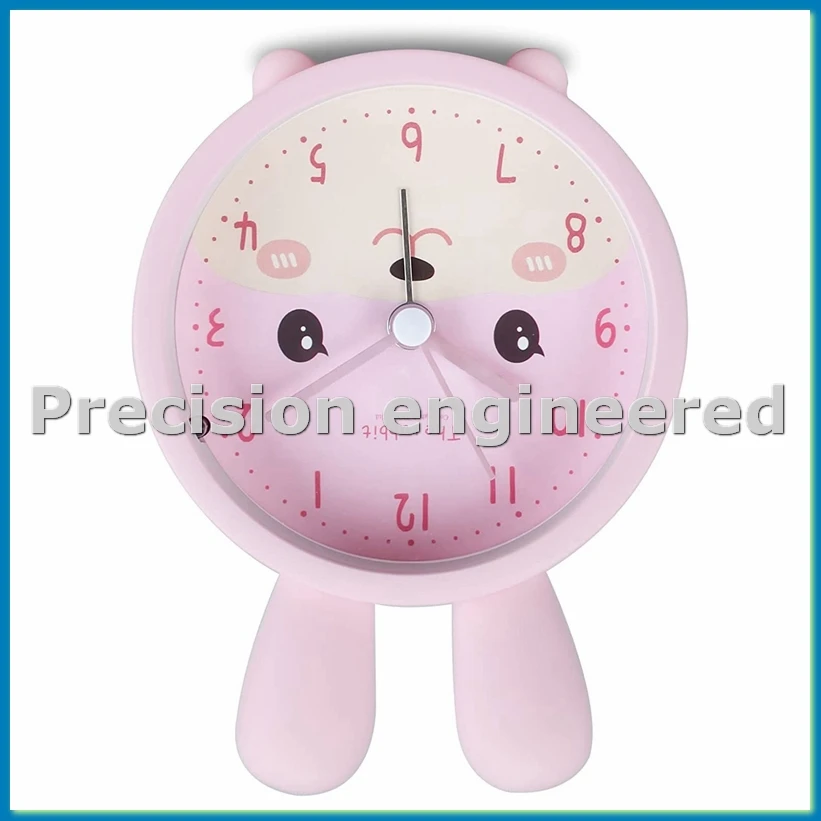 Children'S Alarm Clock for Without Ticking, Children'S Alarm Clock Silent Alarm Clock with Light Student-ABWO