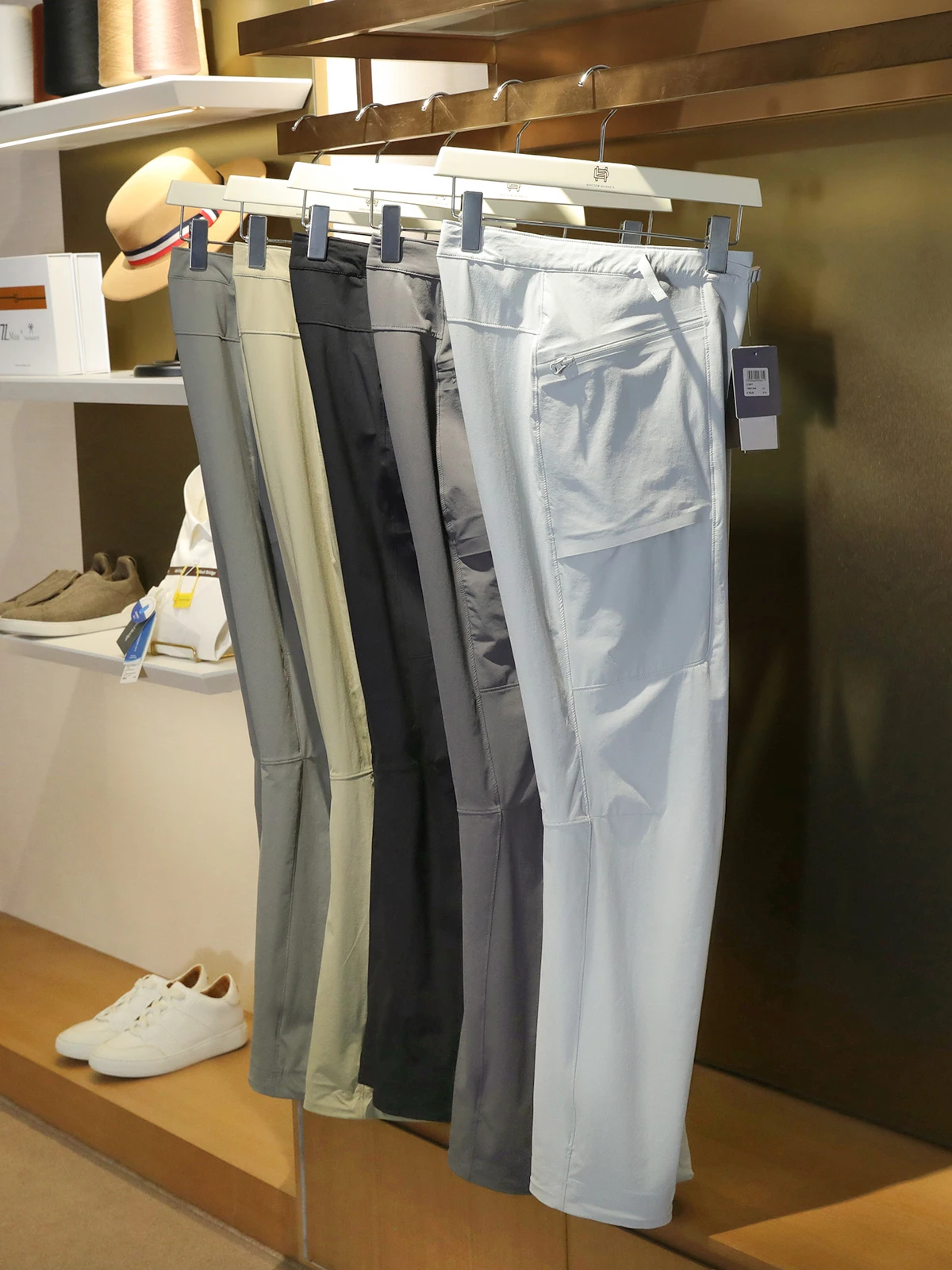 

Ультралегкие быстросохнущие мужские повседневные брюки для активного отдыха, лето 2025, прямой крой, немнущиеся, для бизнеса и отдыха