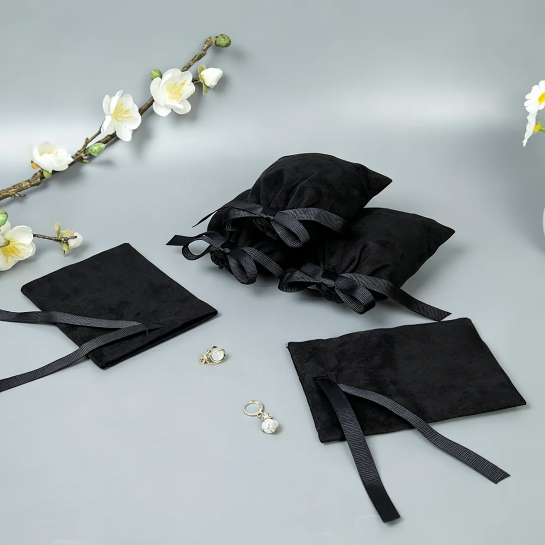 10 шт. черных фланелевых мешоч – обзор и цена Ribbon Bow Gift