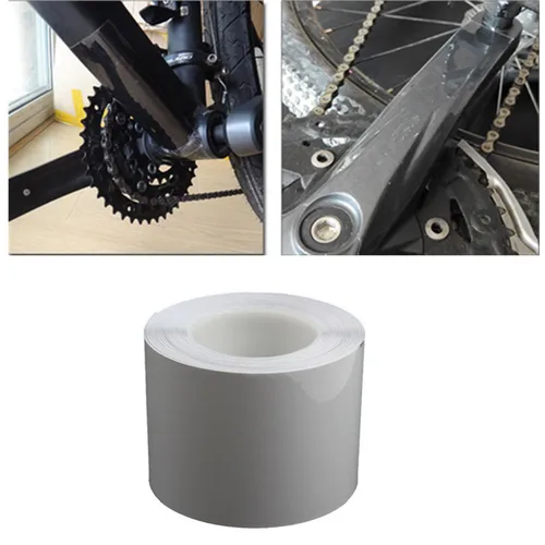 Imagen 1 del producto Cinta adhesiva de protección de cuadro transparente para bicicleta, Protector de cuadro de bicicleta, superficie de desgaste transparente, herramientas de película de cinta transparente, 1M