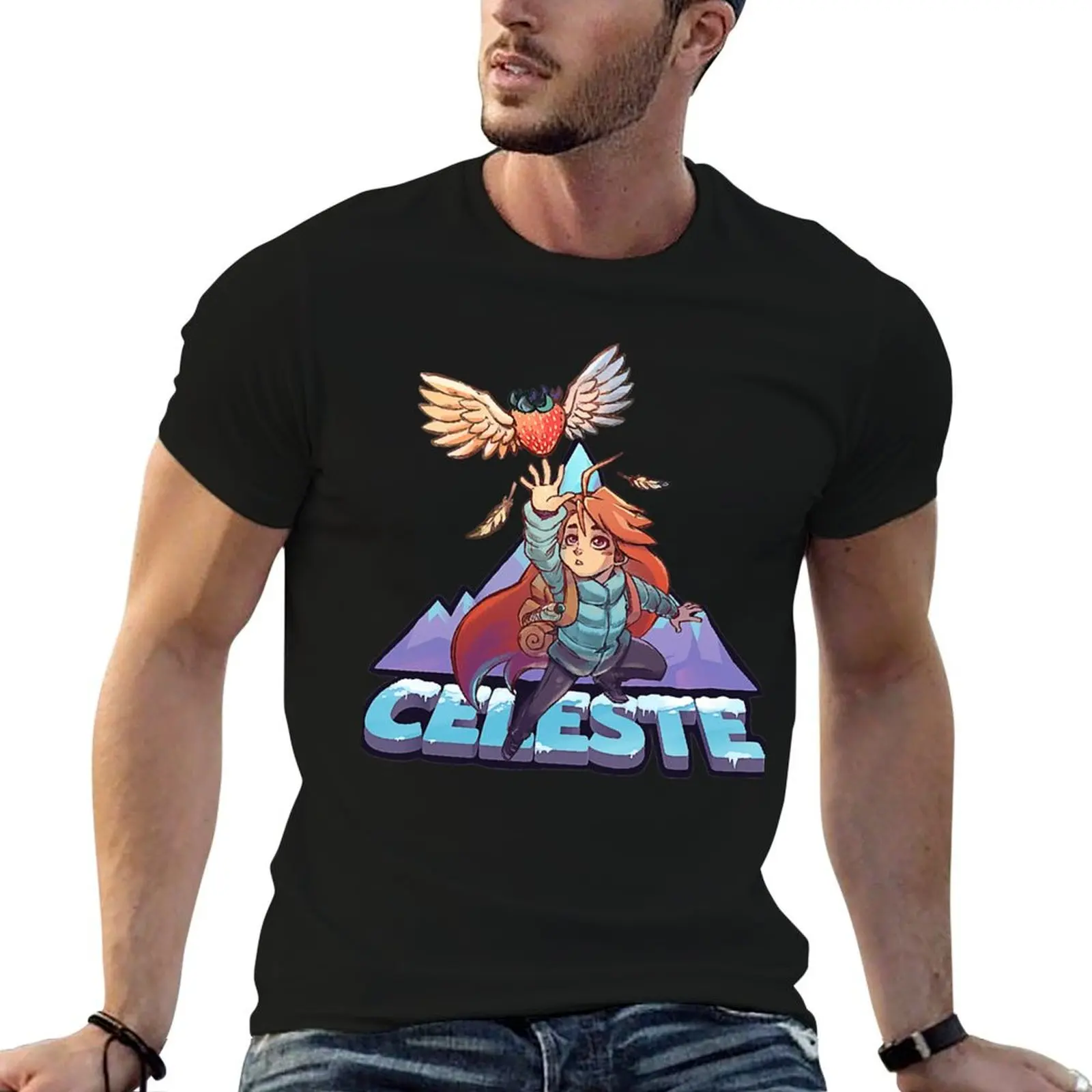Celeste Game Madeline Celeste T-Shirt Plus Size Loose Short Sleeve Top