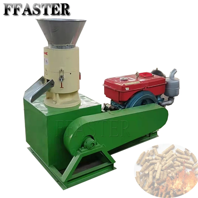 

HL-200 Тирса, гранулятор, 7,5 кВт, пеллет из биомассы, производство топлива, древесная стружка, рисовая шелуха, гранулятор для обработки соломы, 60-80 кг/ч