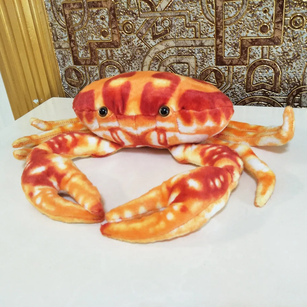 Simulation Red Crab Children Stuffed Plush Toy Sea Animals Gift