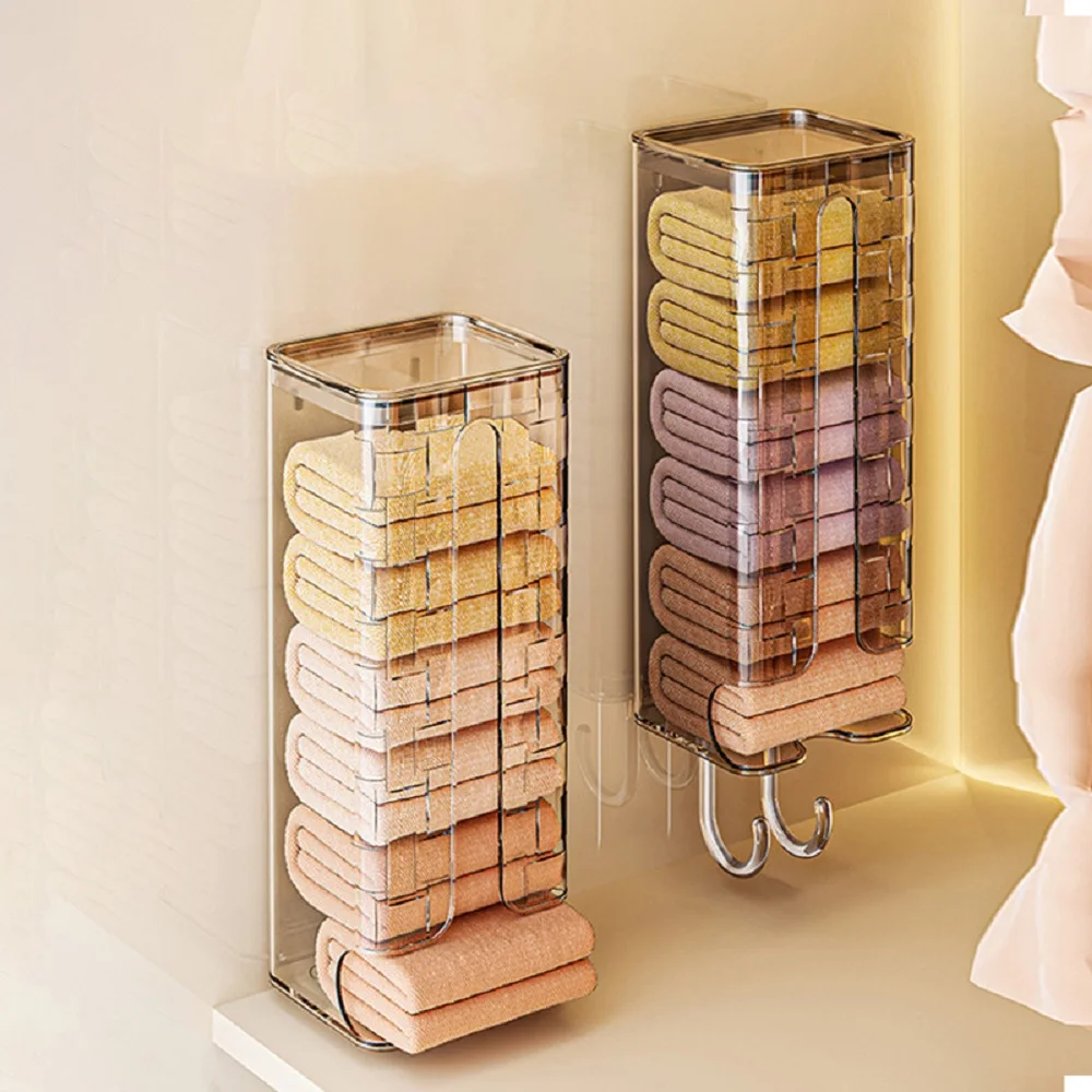 1pc pull-out lidded underwear and sock organizer, wall-mounted trash bag, bra, etc. organizer