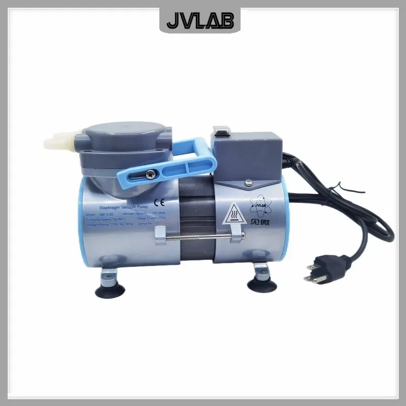 Diaphragm Vacuum Pump Oil-free Laboratory Vacuum Pump GM-0.20 Portable 12 L/min Positive & Negative Pressure 75W 220V AC 50HZ