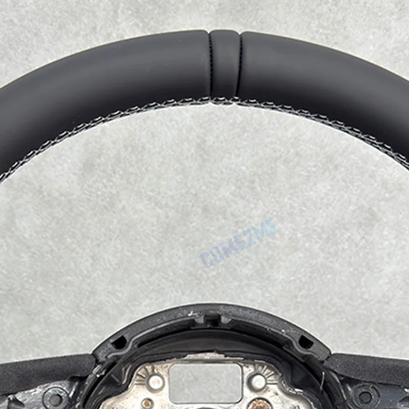 

New black leather style Alcantara grip steering wheel suitable for Audi A6 C7 modification