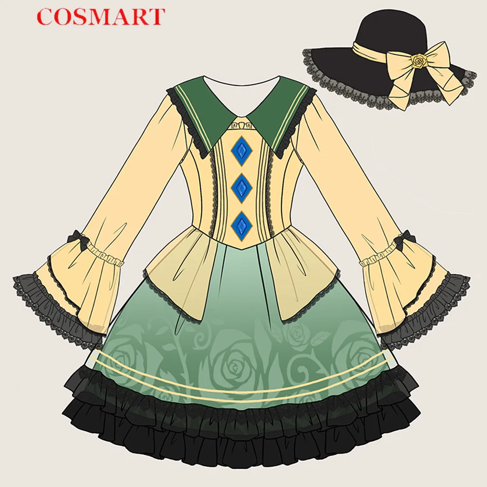 Touhou Project Komeiji Koishi Tailor Dress Cosplay Costume Cos Game Anime Party Uniform Hallowen Play Role Clothes Clothing