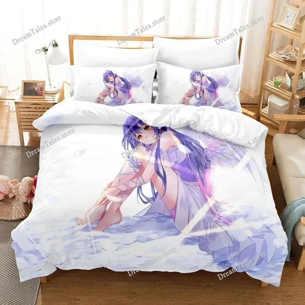 3D Printed Love Live Bedding Set Pillowcase Anime Μ's Duvet Cover Double Twin Full Queen King Adult Kids Bedclothes Quilt Cover 6