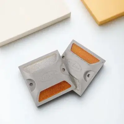 2 قطعة علامات على جانب الطريق من الألومنيوم علامات درب عاكسة بدون أسلاك سهلة التركيب للاستخدام الخارجي علامة الممر #6