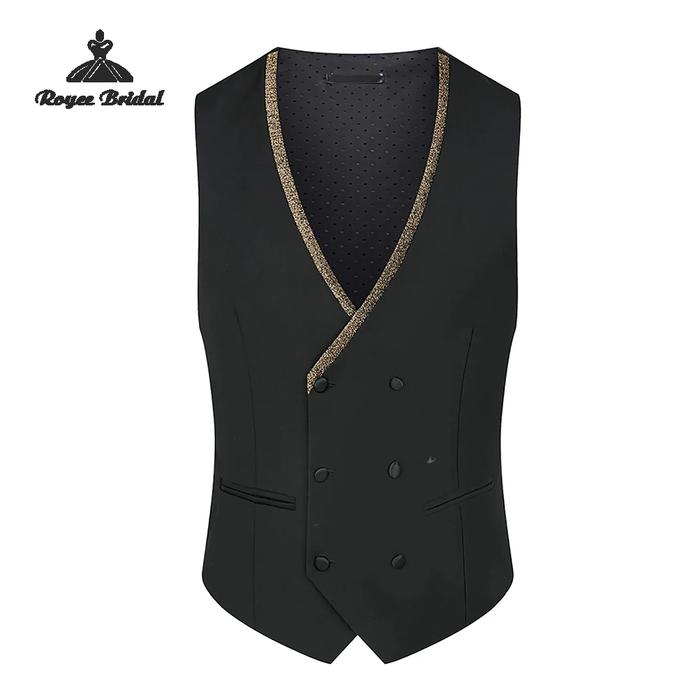 Jacquard Driedelig Single Breasted Heren Trouwpak 2026 Sjaal Revers Avondpak Aangepaste trajes para hombre