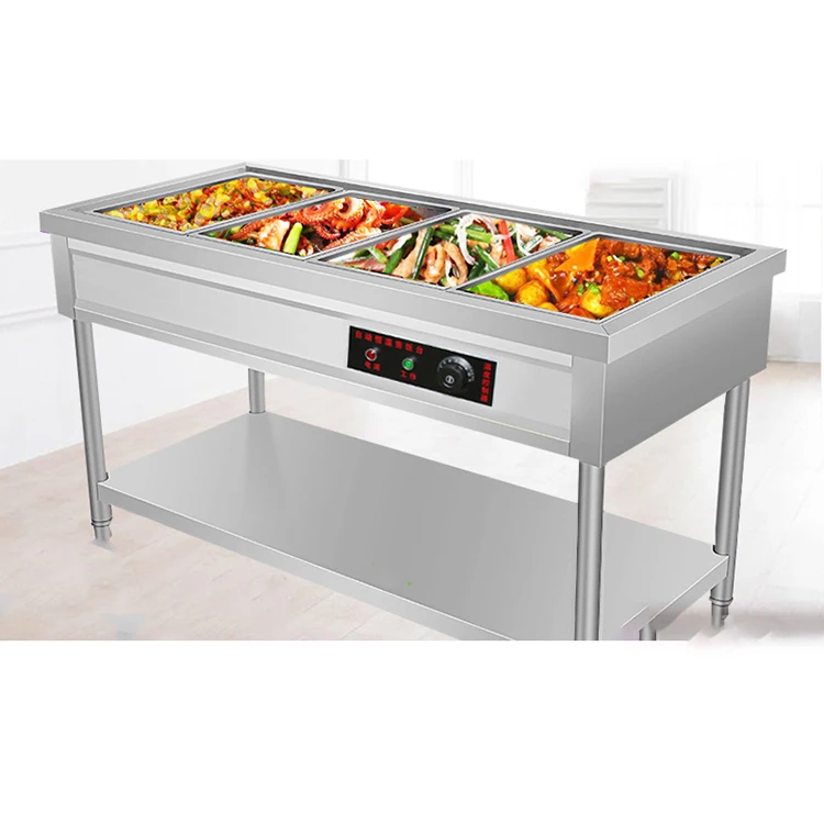 

Hot Sale/high Quality Fast Food Electric Food Warmer Display Bain Marie Buffet Food Warmer
