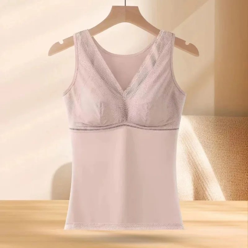 Wirel apewear Vest-Sle Reggiseno sottile raccolto Fat MM Body da donna Reggiseno non necessario indossare Biancheria intima dimagrante monopezzo