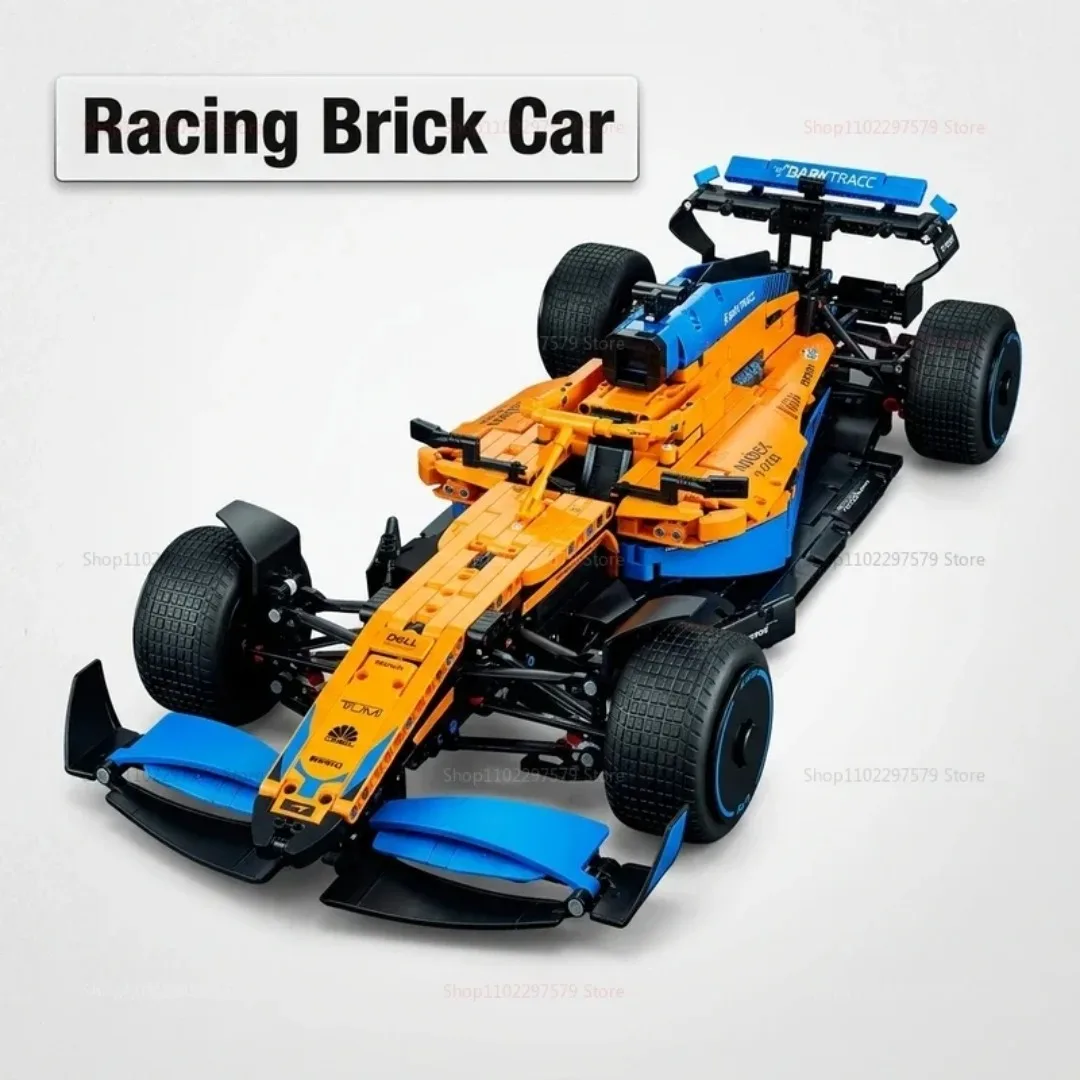 2026 NEW Technical Classic Performance 1432Pcs Orange Super Sports Car Building Blocks MOC DIY Assembly Model Set Boys Toy Gifts