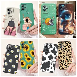 For Realme GT2 Pro Case Cute Daisy Astronaut Cow Square Lens Protective Soft Cover For Realme GT2 GT 2 Neo2 Capa Neo 3T 5G Coque