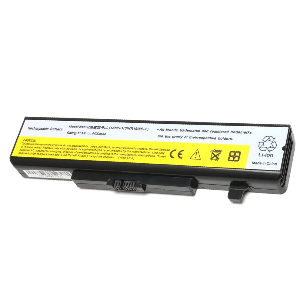 Z380 Z480 Z580 Z585 G480 G580 بطارية لأجهزة الكمبيوتر المحمول لينوفو IdeaPad Y480 Y580 سلسلة متوافقة P/N:L11S6Y01 L11L6Y01 45N1043 G500